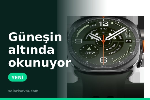 Galaxy Watch Ultra2: güneşin altında okunan ekran