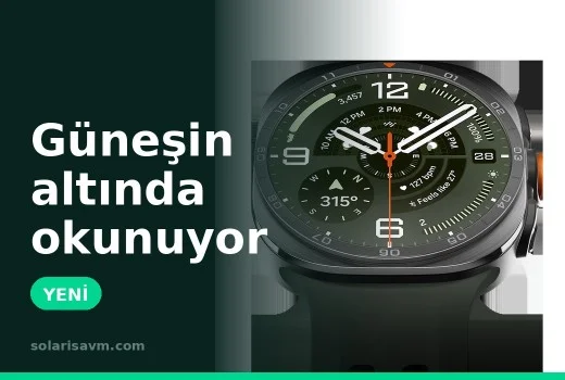Galaxy Watch Ultra2: güneşin altında okunan ekran