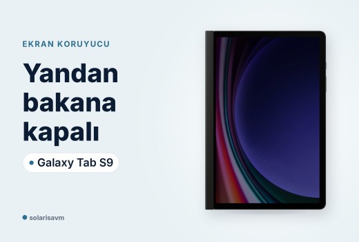 Tab S9 gizlilik ekranı: yandan bakışı keser, parlaklıktan ne götürür?