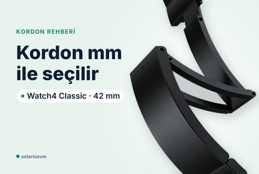 Watch4 Classic 42 mm metal kordon: hangi saate uyar, nasıl temizlenir?