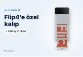 Z Flip4 kordonlu silikon kılıf (beyaz): Flip5’e de olur mu?