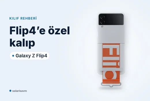 Z Flip4 kordonlu silikon kılıf (beyaz): Flip5’e de olur mu?