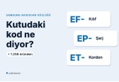 Samsung model kodları ne anlatıyor? 1.258 üründen çıkardığımız sözlük