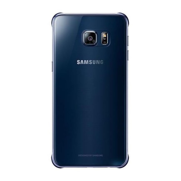Samsung S6 Edge+ Plus Clear Cover Kılıf Siyah EF-QG928CBEGWW