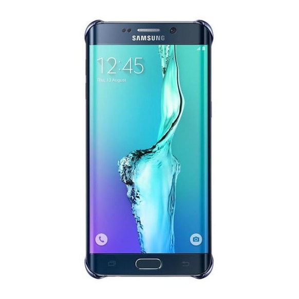 Samsung S6 Edge+ Plus Clear Cover Kılıf Siyah EF-QG928CBEGWW