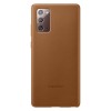 OUTLET Samsung Note20 Deri Kılıf - Kahverengi EF-VN980LAEGWW