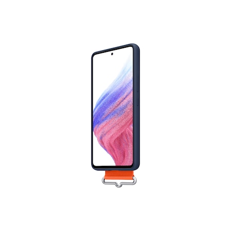 Samsung A53 Kordonlu Silikon Kılıf - Lacivert EF-GA536TNEGWW Samsung A53 Kordonlu Silikon Kılıf - Lacivert EF-GA536TNEGWW