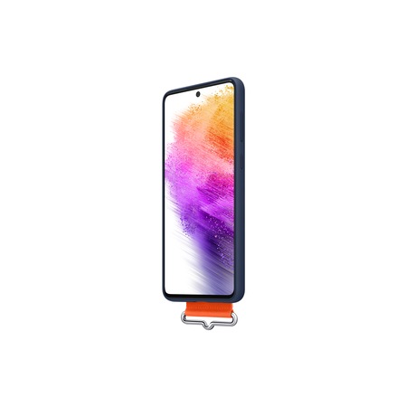 Samsung A73 Kordonlu Silikon Kılıf - Lacivert EF-GA736TNEGWW Samsung A73 Kordonlu Silikon Kılıf - Lacivert EF-GA736TNEGWW