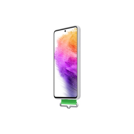 Samsung A73 Kordonlu Silikon Kılıf - Beyaz EF-GA736TWEGWW Samsung A73 Kordonlu Silikon Kılıf - Beyaz EF-GA736TWEGWW