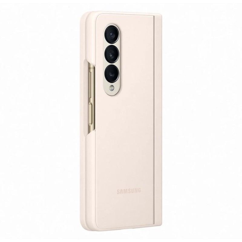 Samsung Z Fold 4 Standlı İnce Kılıf - Kum Rengi EF-MF936CUEGWW