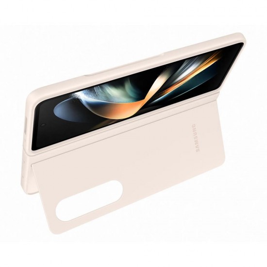 Samsung Z Fold 4 Standlı İnce Kılıf - Kum Rengi EF-MF936CUEGWW