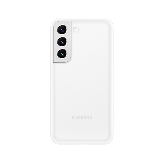 Samsung S22 Çerçeveli Kılıf - Beyaz EF-MS901CWEGWW