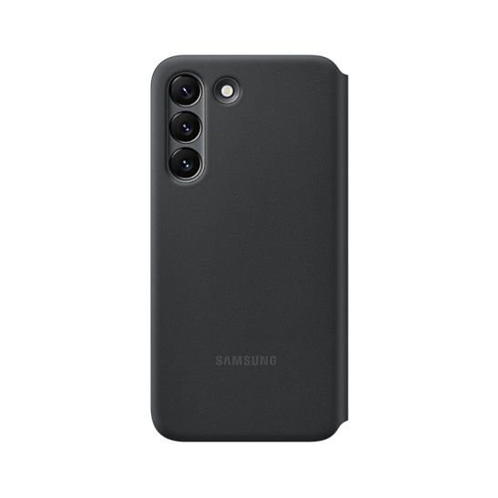 Samsung S22 Smart LED View Kılıf - Siyah EF-NS901PBEGWW
