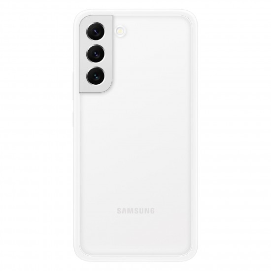 Samsung S22+ Plus Çerçeveli Kılıf - Beyaz EF-MS906CWEGWW