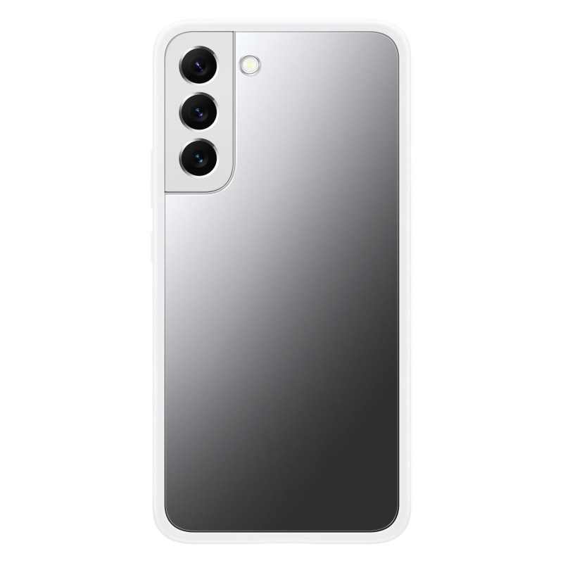 Samsung S22+ Plus Çerçeveli Kılıf - Beyaz EF-MS906CWEGWW
