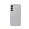 Samsung S22 Smart LED View Kılıf - Açık Gri EF-NS901PJEGWW