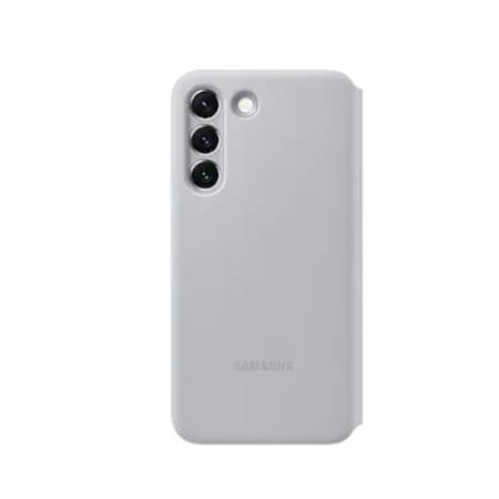 Samsung S22 Smart LED View Kılıf - Açık Gri EF-NS901PJEGWW