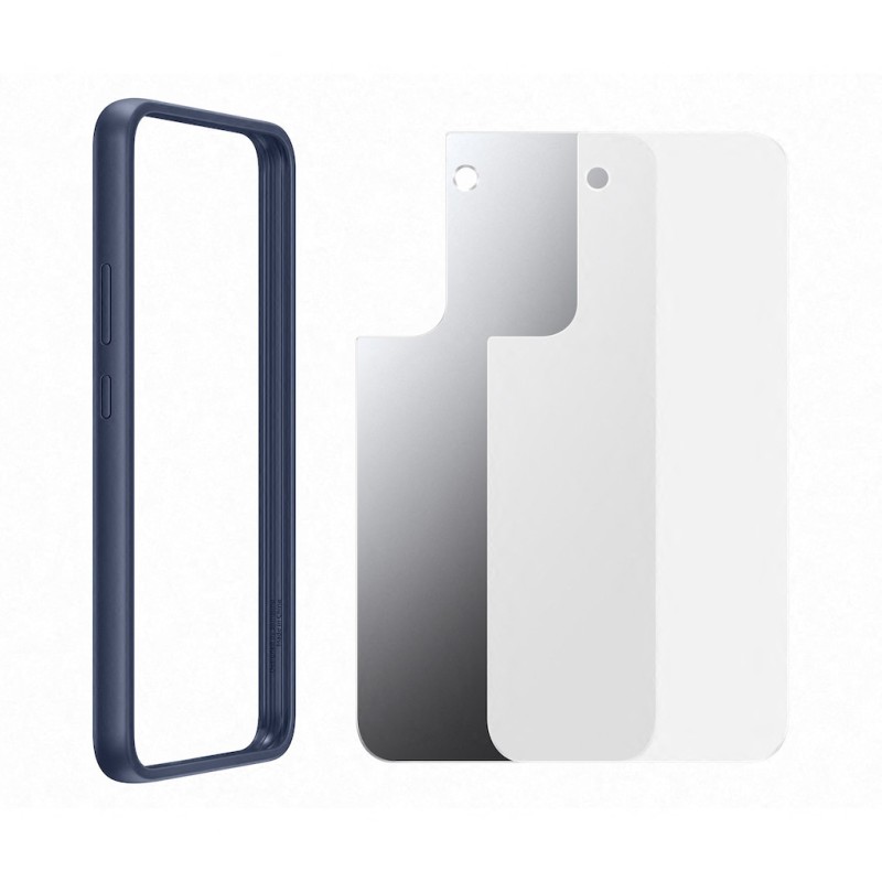 Samsung S22+ Plus Çerçeveli Kılıf - Lacivert EF-MS906CNEGWW