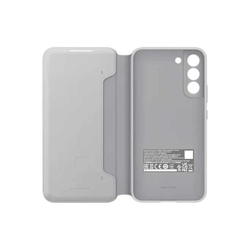 Samsung S22+ Plus Smart LED View Kılıf - Açık Gri EF-NS906PJEGWW