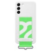 Samsung Galaxy S22+ Plus Kordonlu Silikon Kılıf - Beyaz EF-GS906TWEGWW