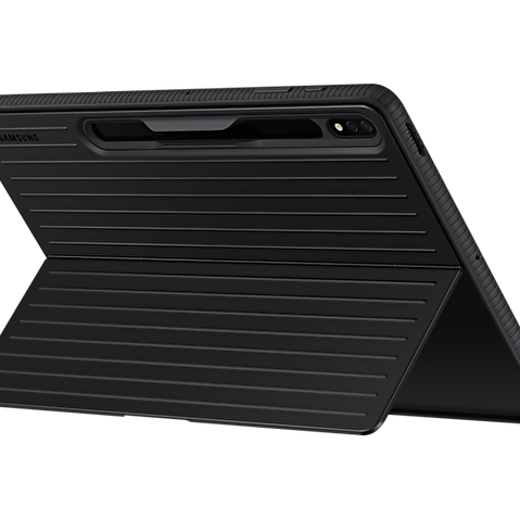 Samsung Tab S8+ / S7 FE / S7+ Standlı Koruyucu Kılıf - Siyah EF-RX800CBEGWW Samsung Tab S8+ / S7 FE / S7+ Standlı Koruyucu Kılıf - Siyah EF-RX800CBEGWW