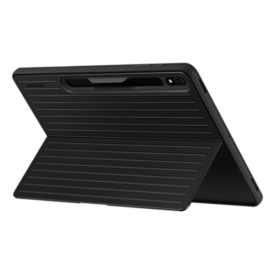 Samsung Tab S8+ / S7 FE / S7+ Standlı Koruyucu Kılıf - Siyah EF-RX800CBEGWW