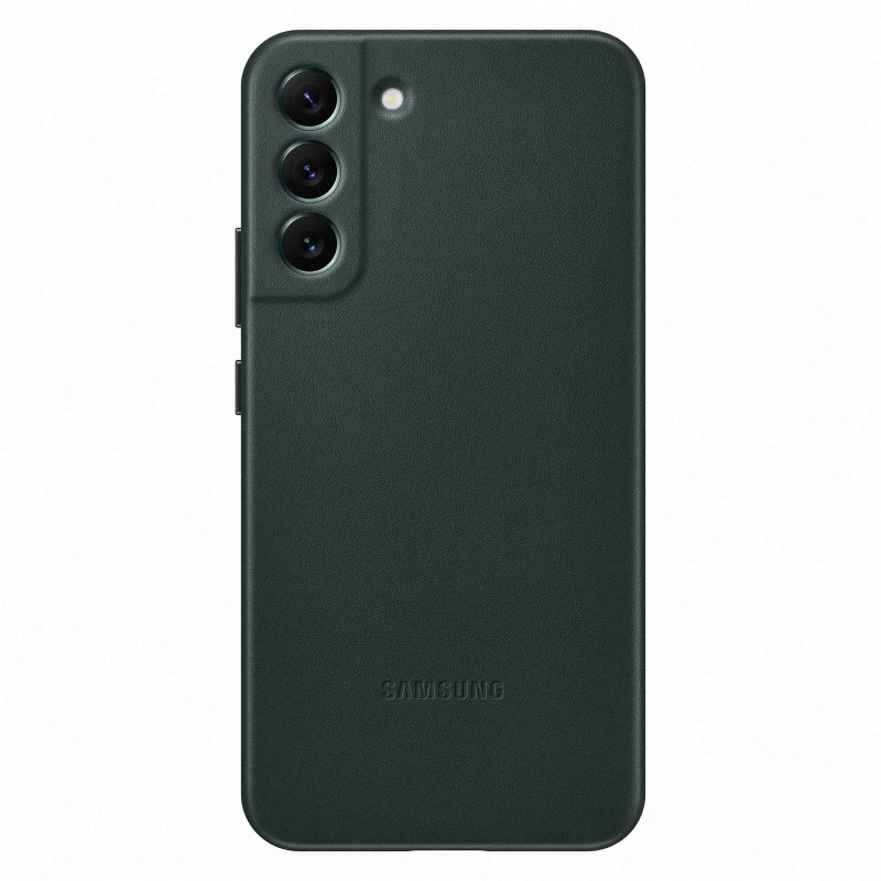 Samsung Galaxy S22+ Plus Deri Kılıf - Koyu Yeşil EF-VS906LGEGWW