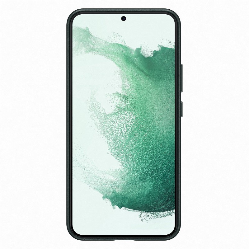 Samsung Galaxy S22+ Plus Deri Kılıf - Koyu Yeşil EF-VS906LGEGWW