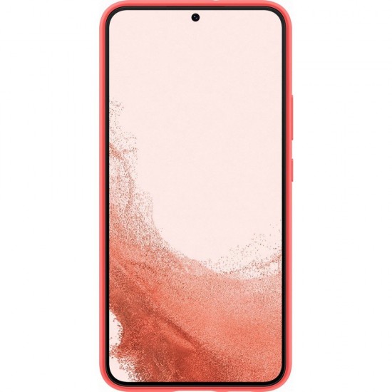 Samsung S22+ Plus Silikon Kılıf - Mercan Kırmızı EF-PS906TPEGWW