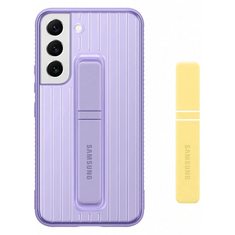 Samsung S22 Standlı Koruyucu Kılıf - Lavanta EF-RS901CVEGWW