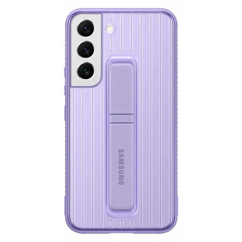 Samsung S22 Standlı Koruyucu Kılıf - Lavanta EF-RS901CVEGWW