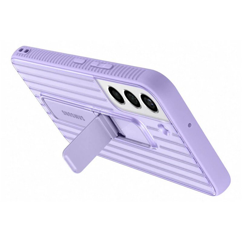 Samsung S22 Standlı Koruyucu Kılıf - Lavanta EF-RS901CVEGWW