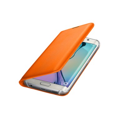 Samsung S6 Edge Kartlıklı Kılıf Deri Turuncu EF-WG925POEGWW Samsung S6 Edge Kartlıklı Kılıf Deri Turuncu EF-WG925POEGWW