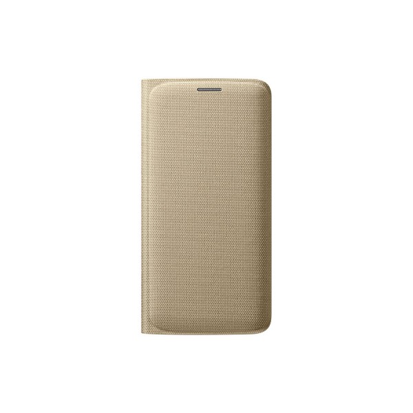 Samsung S6 Edge Kartlıklı Kılıf Tekstil Altın EF-WG925BFEGWW Samsung S6 Edge Kartlıklı Kılıf Tekstil Altın EF-WG925BFEGWW