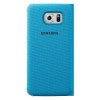 Samsung S6 Kartlıklı Kılıf Tekstil Mavi EF-WG920BLEGWW