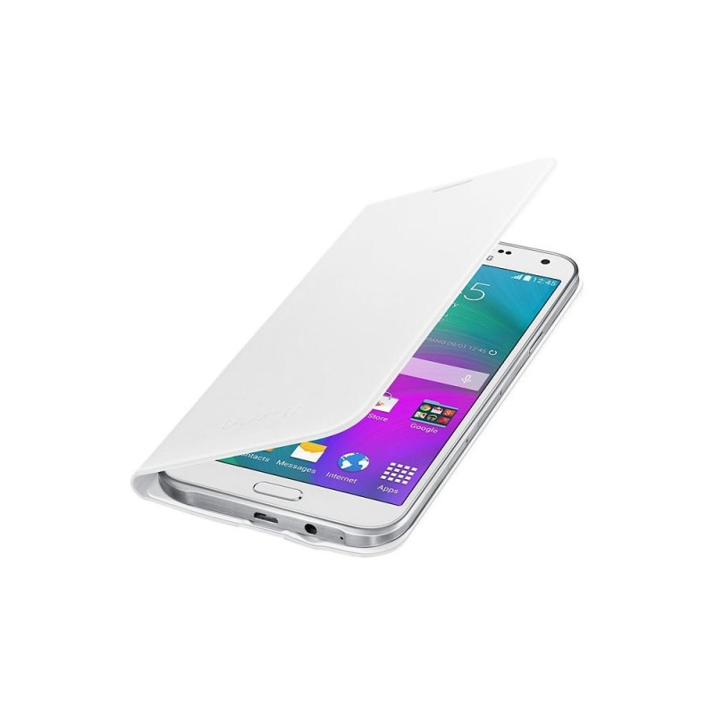 Samsung E7 E700 Kartlıklı Kılıf Beyaz EF-WE700BWEGWW