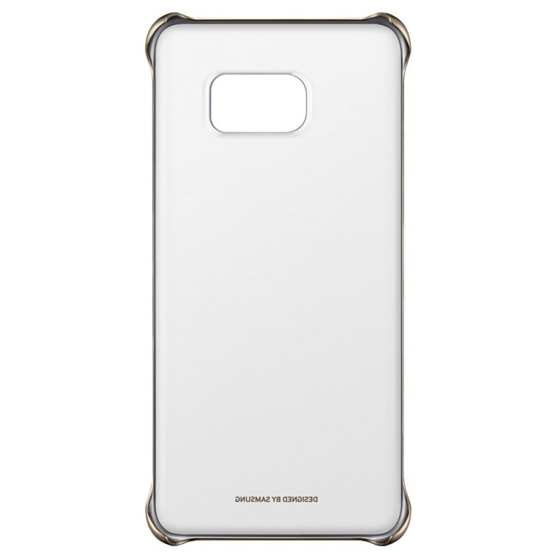 Samsung Note5 Şeffaf Kılıf Altın EF-QN920CFEGWW