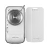 Samsung S4 Zoom Kapaklı Kılıf Beyaz EF-GGS10FWEGWW