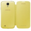 Samsung S4 i9500 Kapaklı Kılıf Sarı EF-FI950BYEGWW