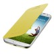 Samsung S4 i9500 Kapaklı Kılıf Sarı EF-FI950BYEGWW