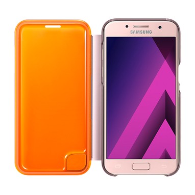 Samsung A3 2017 Neon Kılıf Pembe EF-FA320PPEGWW