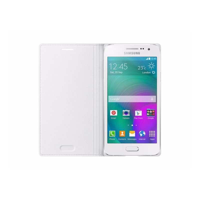 Samsung A3 A300 Kapaklı Kılıf Beyaz EF-FA300BWEGWW