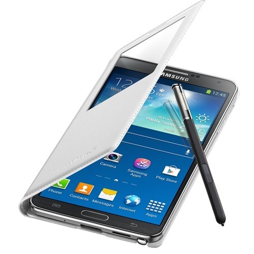 Samsung Note3 S-View Kılıf Beyaz EF-CN900BWEGWW