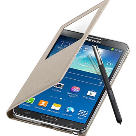 Samsung Note3 S-View Kılıf Bej EF-CN900BUEGWW
