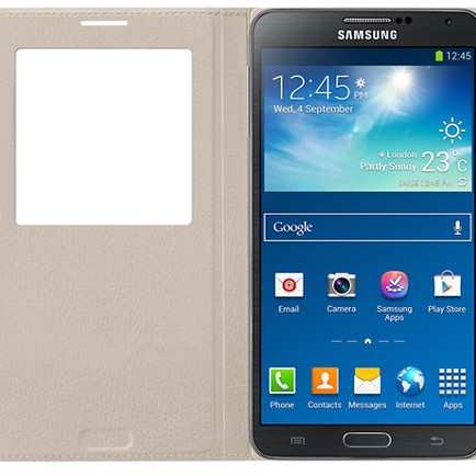 Samsung Note3 S-View Kılıf Bej EF-CN900BUEGWW