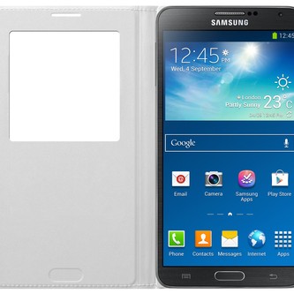 Samsung Note3 Neo S-View Kılıf Beyaz EF-CN750BWEGWW