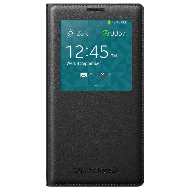 Samsung Note3 Neo S-View Kılıf Siyah EF-CN750BBEGWW