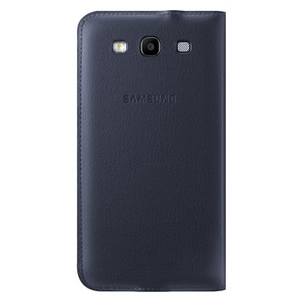 Samsung S3 Neo S-View Kılıf Indigo Mavi EF-CI930BLEGWW