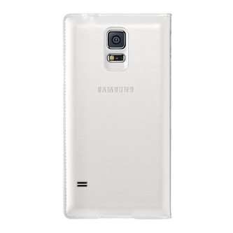 Samsung S5 S-View Kılıf Noktalı Beyaz EF-CG900BWEGWW