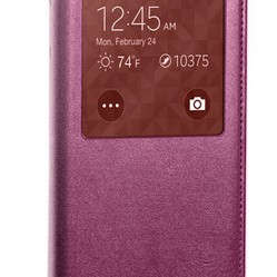Samsung S5 S-View Kılıf Noktalı Pembe EF-CG900BPEGWW